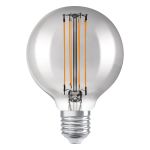 Ledvance Vintage 1906 LED E27 Globe Smoke 11W 500lm - 818 Zeer Warm Wit | Dimbaar - Vervangt 42W