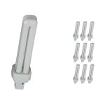 Voordeelpak 10x Osram Dulux D 18W 840 | Koel Wit - 2-Pin