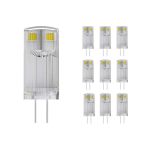 Voordeelpak 10x Noxion LED Bolt G4 0.9W 830 12V | Warm Wit - Vervangt 10W