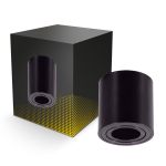 LED Spot Zwart Rond | IP20 - GU10 Fitting