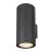 SLV Enola Up/Down Wandlamp Aluminium Grijs Rond 55W 6000lm - 930-940 CCT | Buitenverlichting - IP65 - Beste Kleurweergave