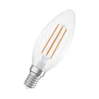 Ledvance Classic LED E14 Kaars Filament Helder 3.8W 806lm - 827 Zeer Warm Wit | Vervangt 60W