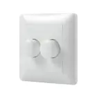 Noxion Roteerbare afdekplaat Duo voor LED Dimmer | Wit