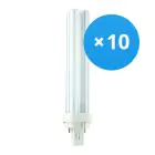 Voordeelpak 10x Philips PL-C 26W 830 2P (MASTER) | Warm Wit - 2-Pin