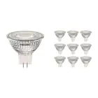 Voordeelpak 10x Noxion LED Spot GU5.3 4W 827 36D 345lm | Zeer Warm Wit - Vervangt 35W